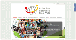 Desktop Screenshot of eine-welt-ka.de